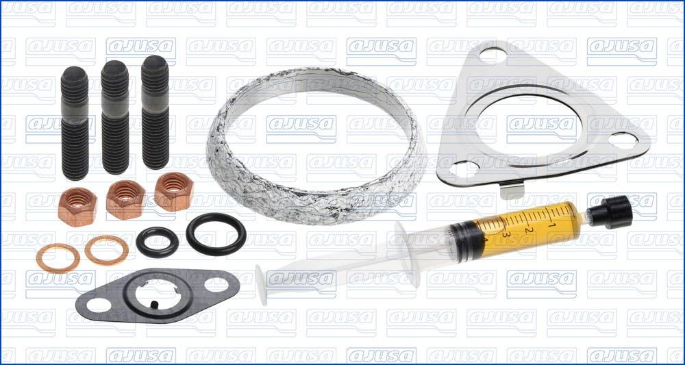 JTC11793 AJUSA Turbocharger gasket MERCEDES-BENZ with studs, syringe with oil, with gaskets/seals