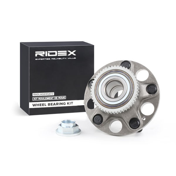 RIDEX 654W0626 Wheel bearing kit Rear Axle both sides, 84 mm