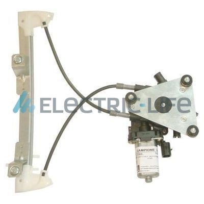 ELECTRIC LIFE ZR AA38 L Window regulator Left Rear, Operating Mode: Electric, with electric motor