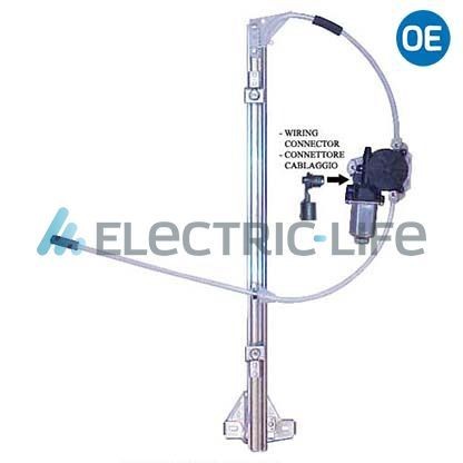 ELECTRIC LIFE ZR ZA29 L Window regulator Left, Operating Mode: Electric, with electric motor
