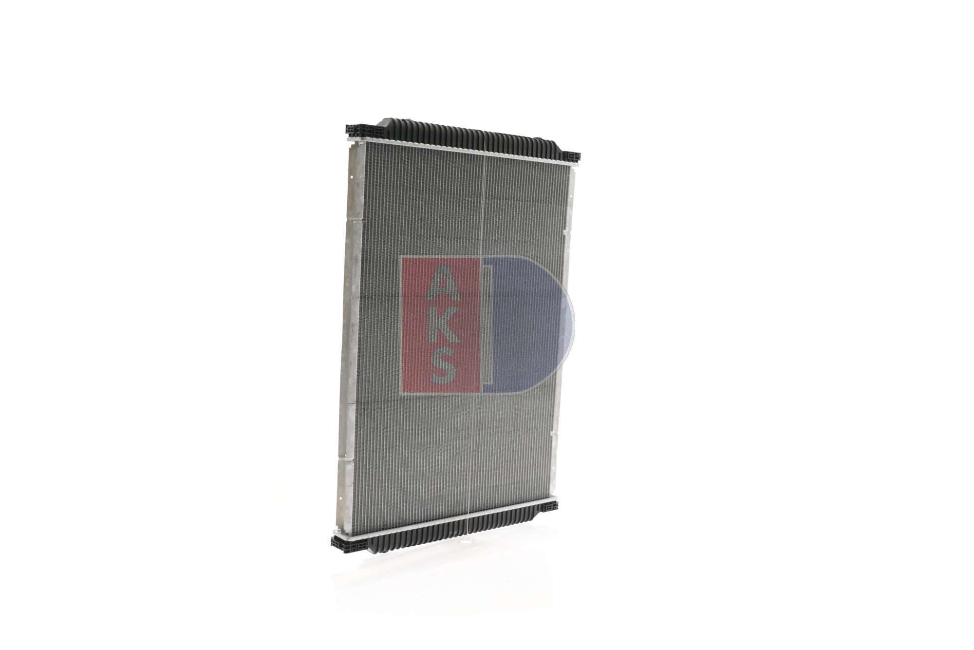 390017S Radiator 390017S AKS DASIS Aluminium, 810 x 708 x 42 mm, without frame, Brazed cooling fins