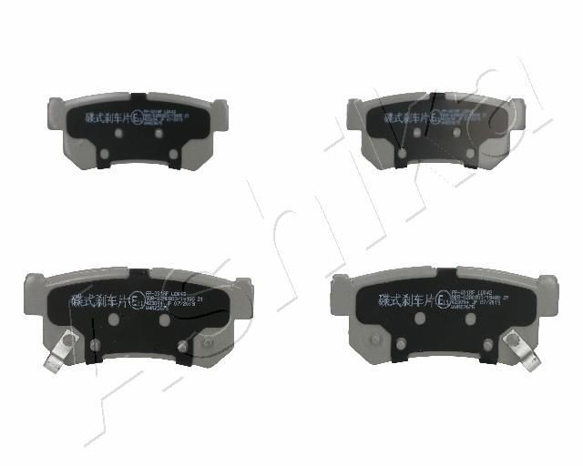 Set of brake pads ASHIKA Rear Axle - 51-0S-S01