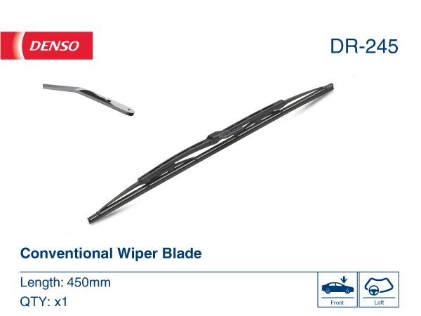 DENSO Standard DR-245 Wiper blade 450 mm, Standard, 18 Inch