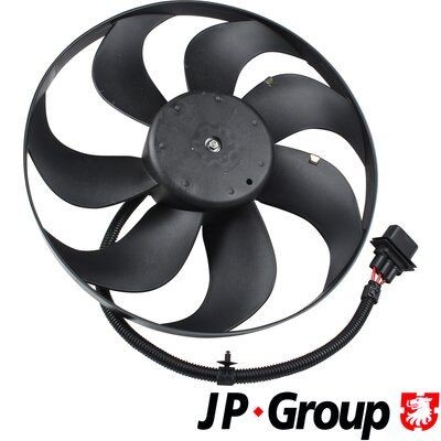 JP GROUP for vehicles without air conditioning, Ø: 345 mm, 102W, without radiator fan shroud Cooling Fan 1199103400 buy