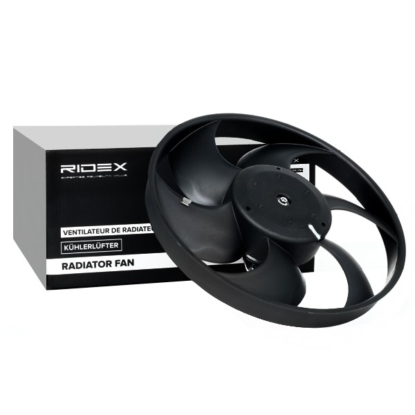 508R0013 RIDEX Cooling fan CITROËN Ø: 320 mm, 12V, 200W