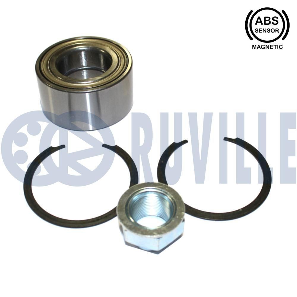 Tensioner pulley, v-ribbed belt RUVILLE with attachment material, with roof rails - 55508
