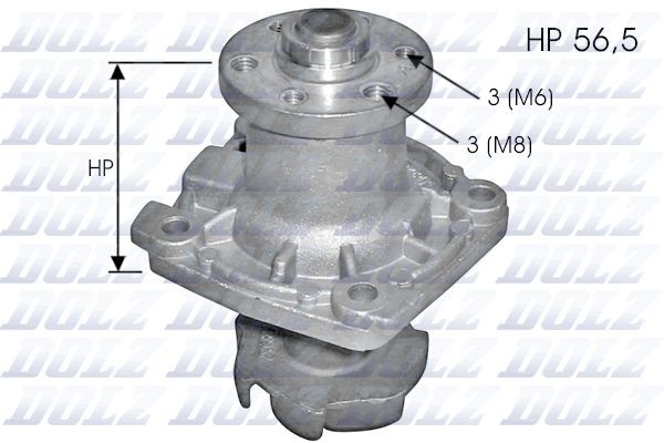 DOLZ S138 Water pump 767 1810