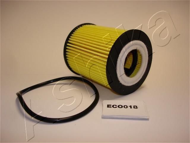 10-ECO018 ASHIKA Filtereinsatz Innendurchmesser: 28mm, Ø: 62,2mm, Ø: 62,2mm Ölfilter 10-ECO018 günstig kaufen