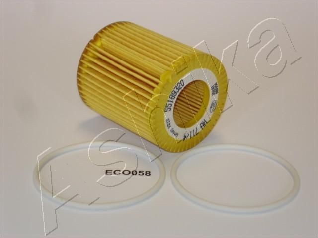 ASHIKA 10-ECO058 Oil filter Filter Insert