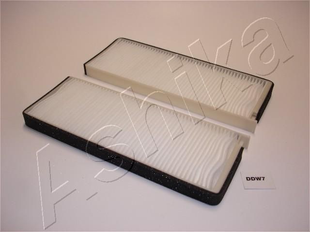 ASHIKA 21-DW-W7 Pollen filter Filter Insert, 274,6 mm x 103 mm x 20 mm