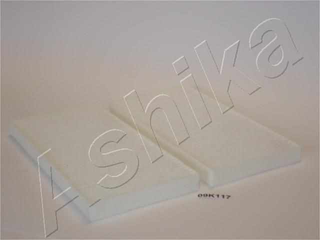 ASHIKA 21-KI-K17 Pollen filter Filter Insert, 218 mm x 107 mm x 17 mm