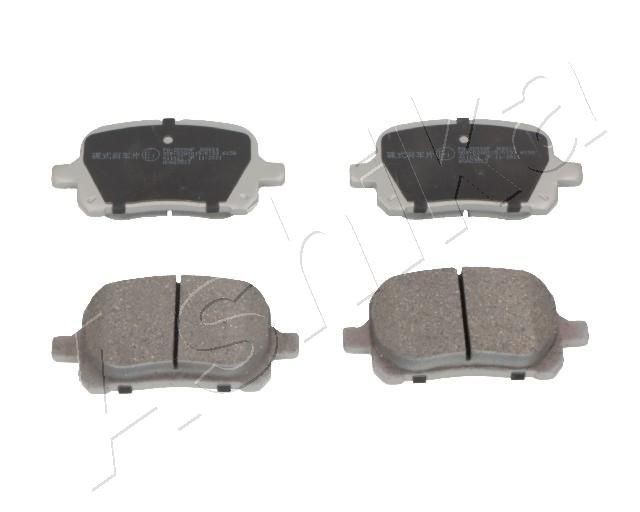 ASHIKA 50-02-2008 Brake pad set Front Axle, not prepared for wear indicator, without accessories