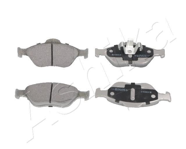ASHIKA 50-03-302 Brake pad set Front Axle, with piston clip, without accessories