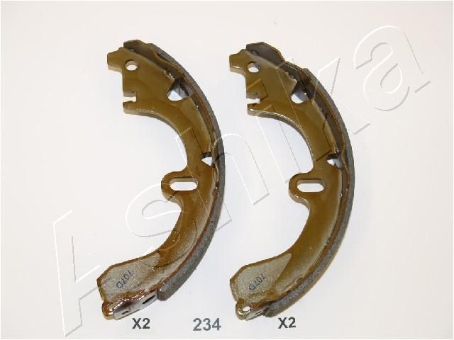 ASHIKA 55-02-234 Brake Shoe Set Rear Axle, Ø: 200 x 37 mm