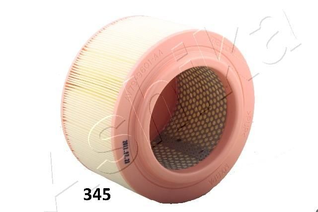 ASHIKA 20-03-345 Air filter 139mm, 220mm, Filter Insert