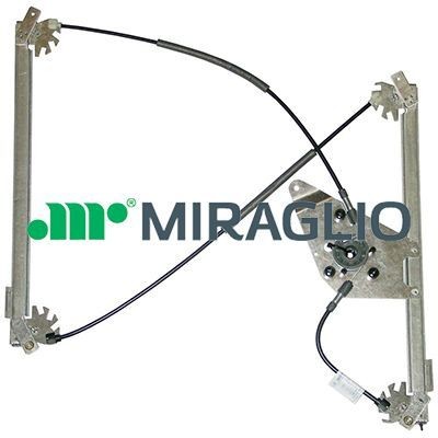 MIRAGLIO 30/1037 Window regulator Right Front, Operating Mode: Electronic, without electric motor, with comfort function
