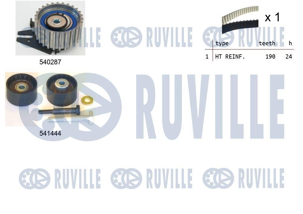 RUVILLE 58939 Tensioner pulley A4722021119