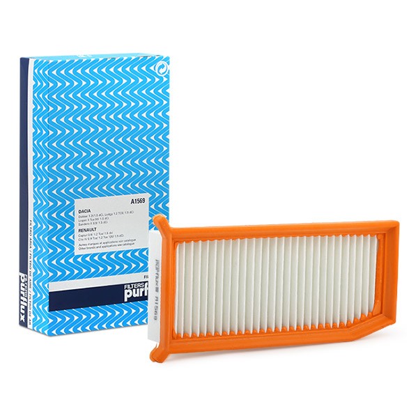 Original PURFLUX Air filters A1569 for RENAULT LOGAN