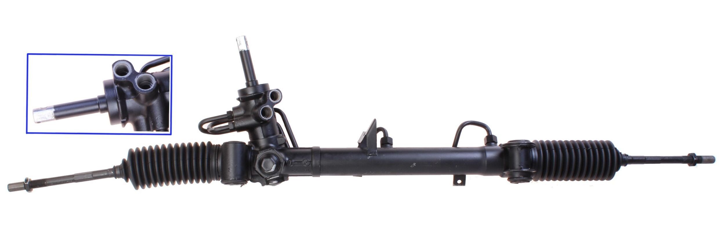 ELSTOCK 11-0262 Steering rack Hydraulic, for left-hand drive vehicles, Short pipe to top, M18, 1140 mm