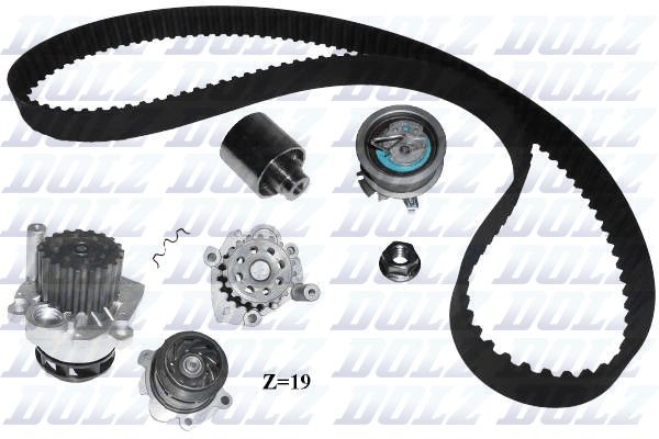 KD033 Water pump and timing belt DOLZ 02KD018 review and test