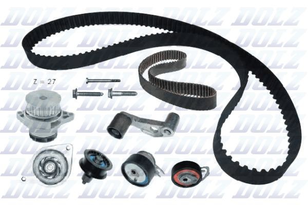 KD051 Timing belt and water pump kit 06KD052 DOLZ Number of Teeth: 130, 58, Width: 17, 20 mm