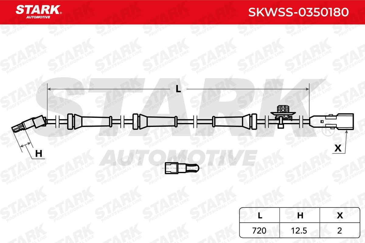 OEM-quality STARK SKWSS-0350180 ABS sensor
