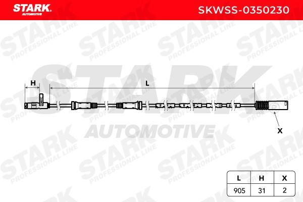 ABS sensor SKWSS-0350230 from STARK