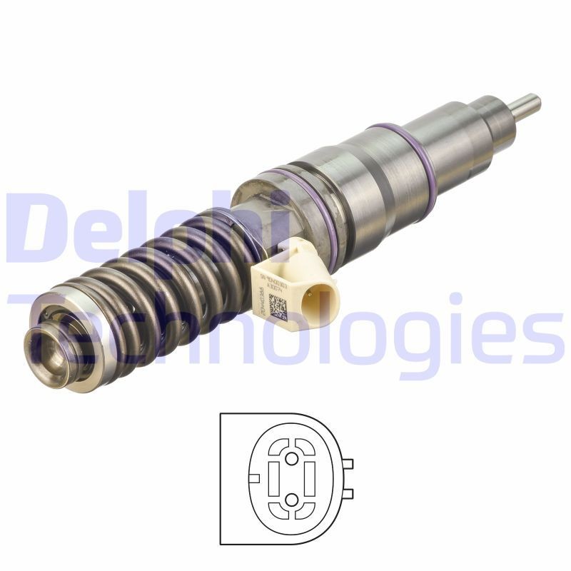 DELPHI HRE113 Pump and Nozzle Unit 85000071