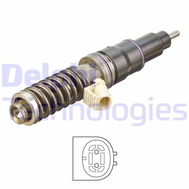 DELPHI HRE112 Pump and Nozzle Unit 5001866295