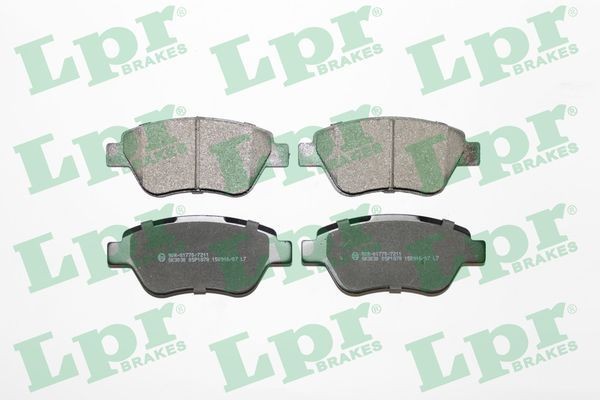 LPR Height: 53,3mm, Width: 122,8mm, Thickness: 17,8mm Brake pads 05P1878 buy