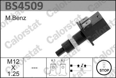 CALORSTAT by Vernet BS4509 Brake Light Switch 4534-08