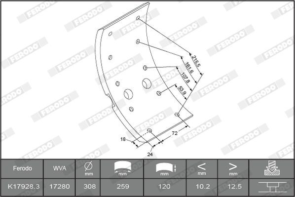 K179921F3526 Brake Lining Kit, drum brake FERODO K17992 review and test