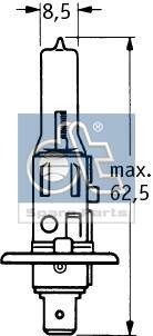 Original DT Spare Parts 8GH 002 089-133 Headlight bulbs 9.78109 for BMW 5 Series