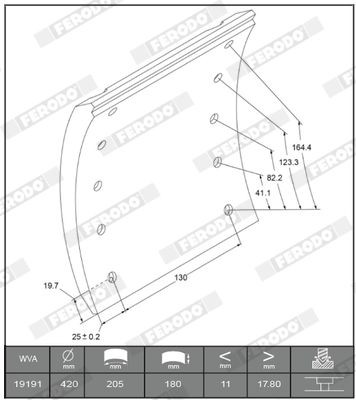 K191910F3504 Brake Lining Kit, drum brake FERODO K19191.0 review and test