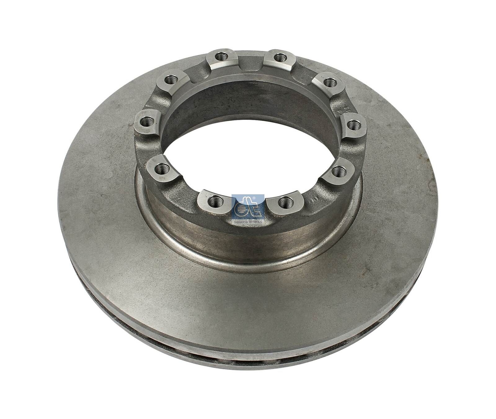 DT Spare Parts 10.34108 Brake disc Rear Axle, 430x45mm, 10x215, internally vented