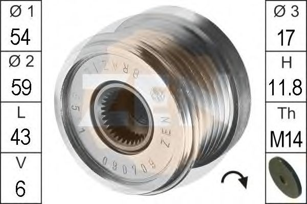 Great value for money - ERA Alternator Freewheel Clutch 219079