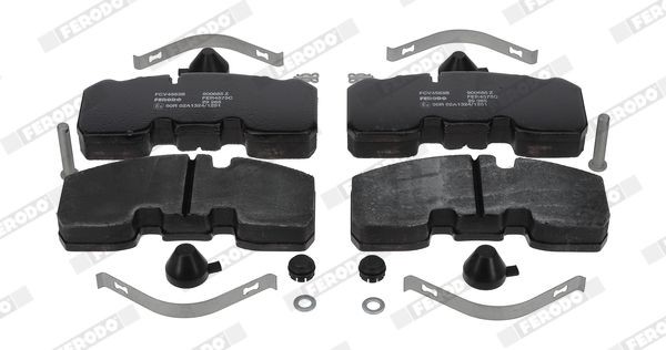 29265 FERODO PREMIER prepared for wear indicator, with accessories Height 1: 93mm, Width: 211mm, Thickness: 30mm Brake pads FCV4583B buy