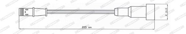 FERODO FAI206 Warnkontakt, Bremsbelagverschleiß für MAN F 90 LKW in Original Qualität