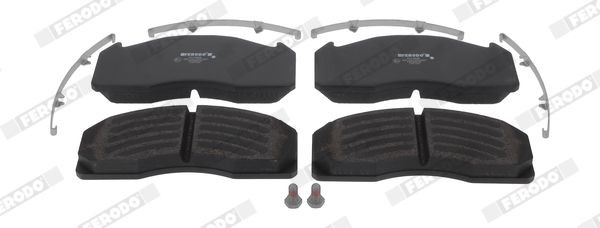 29125 FERODO PREMIER not prepared for wear indicator, with accessories Height 1: 111,2mm, Width: 249,4mm, Thickness: 29,3mm Brake pads FCV1962B buy