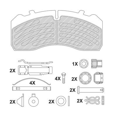 29213 FERODO PREMIER prepared for wear indicator, with accessories Height 1: 92,5mm, Width: 210,8mm, Thickness: 30mm Brake pads FCV4726B buy