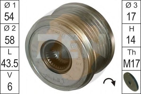 ZN5528 ERA Alternator Freewheel Clutch 219103 buy
