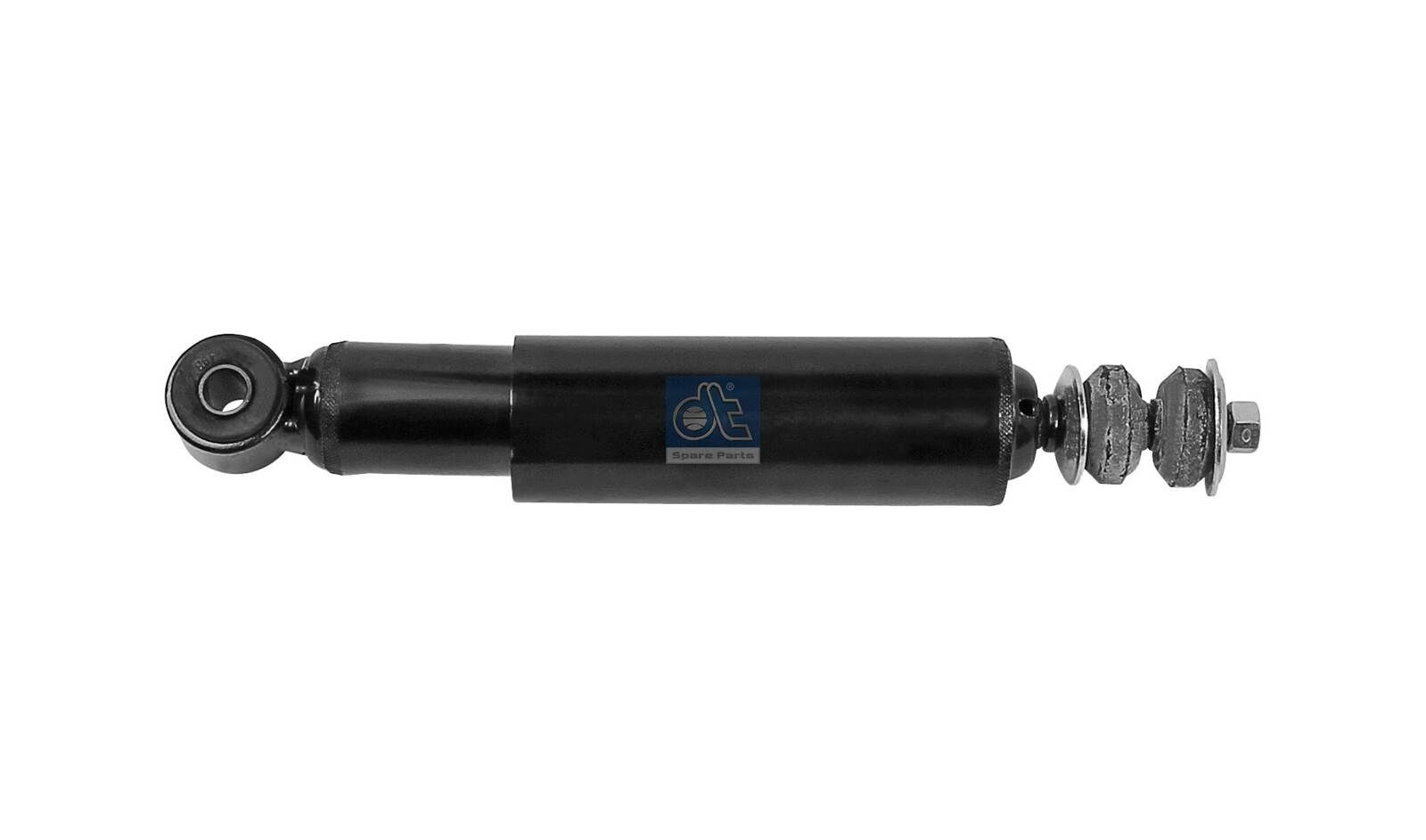 DT Spare Parts 6.12040 Shock absorber Gas Pressure, 368x240 mm, Telescopic Shock Absorber, Bottom eye, Top pin, M10 x 1,25