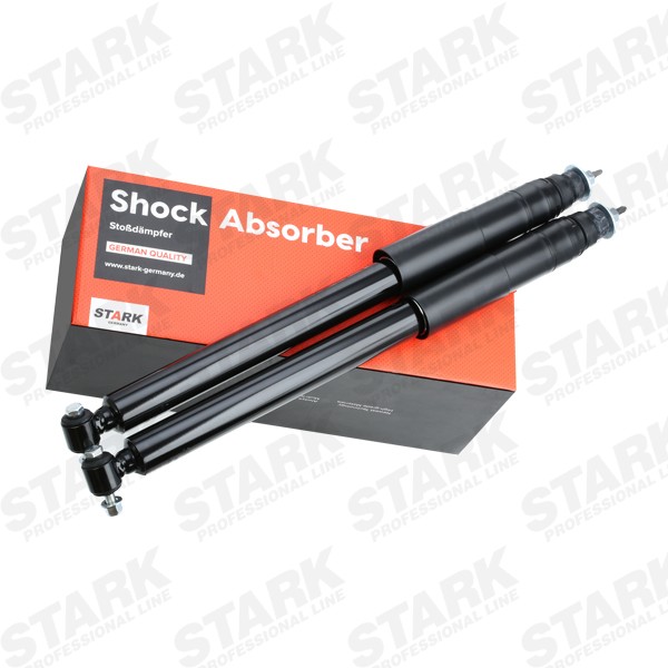 STARK SKSA-0132644 Shock absorber Rear Axle, Gas Pressure, Twin-Tube, Telescopic Shock Absorber, Top pin, Bottom eye