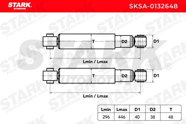 OEM-quality STARK SKSA-0132648 Shock absorber