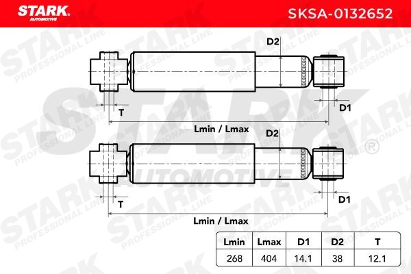 SKSA-0132652 Stoßdämpfer STARK - Markenprodukte billig