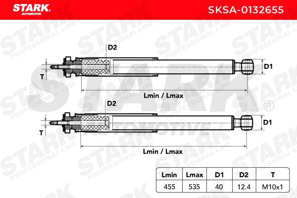 SKSA-0132655 Stoßdämpfer STARK - Markenprodukte billig