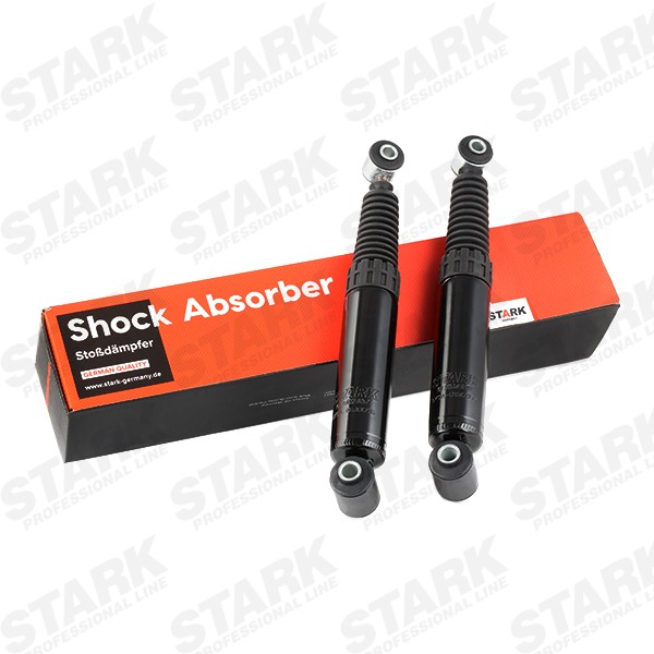 STARK SKSA-0132675 Shock absorber Rear Axle, Gas Pressure, 355x241 mm, Telescopic Shock Absorber, Top eye, Bottom eye