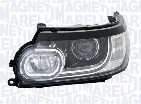 712476621129 MAGNETI MARELLI Headlight LAND ROVER Right, D3S, LED, Bi-Xenon, Orange, without front fog light, with indicator, with low beam, with high beam, for left-hand traffic, with LED control unit for daytime running-/position lights, with control unit for aut. LDR, with bulbs, with motor for headlamp levelling