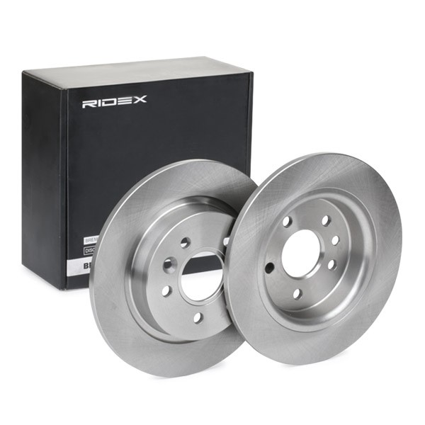 Brake Discs 280mm Solid Ford Focus Turnier 2.0 TDCi Rear Delphi Brake Pads 
