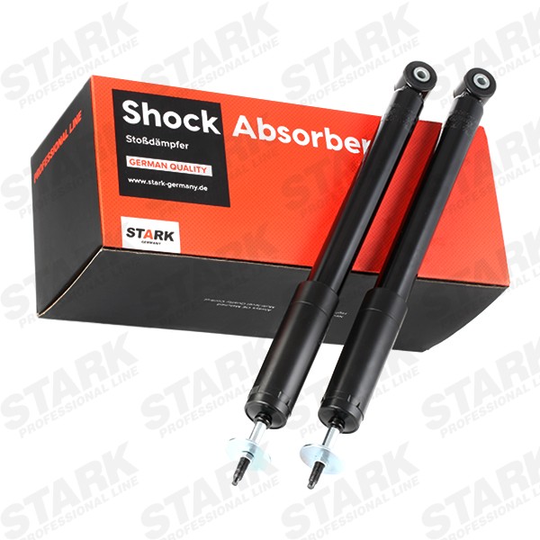 STARK SKSA-0132681 Shock absorber Rear Axle, Gas Pressure, 485x325 mm, Ø: 40x10 mm, Twin-Tube, Telescopic Shock Absorber, Top pin, Bottom eye, M10x1